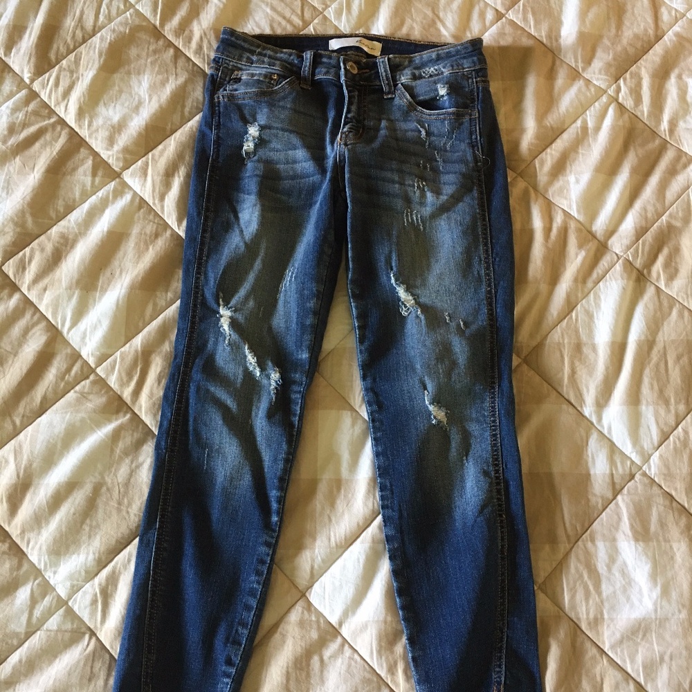 KanCan Estilo Distressed Skinny Jeans Size 3/25